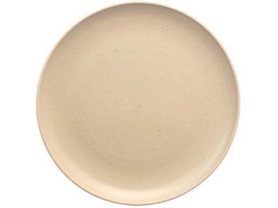 Prato Raso Bege de Sobremesa Redondo 20cm Hauskraft FBBU002/BG