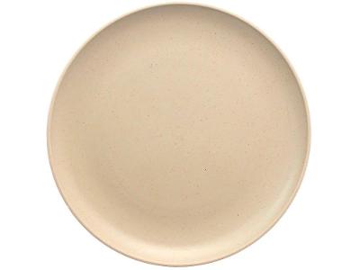 Prato Raso Bege de Sobremesa Redondo 20cm Hauskraft FBBU002/BG