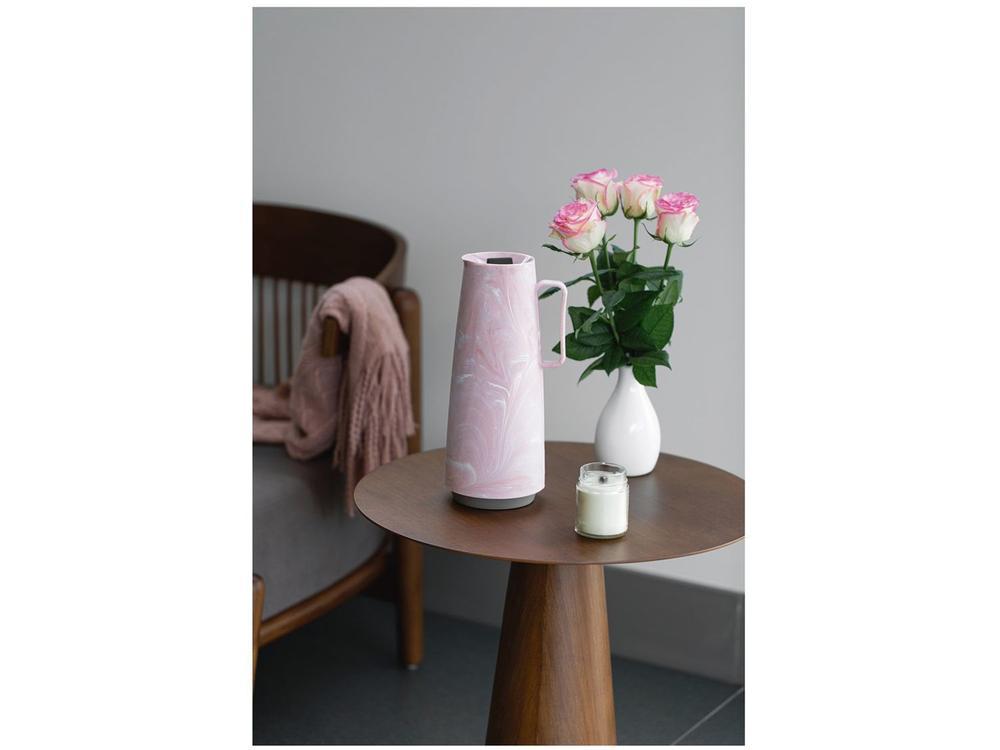 Bule de Chá e Café de Polipropileno Rosa 1L Tramontina Exata - 3