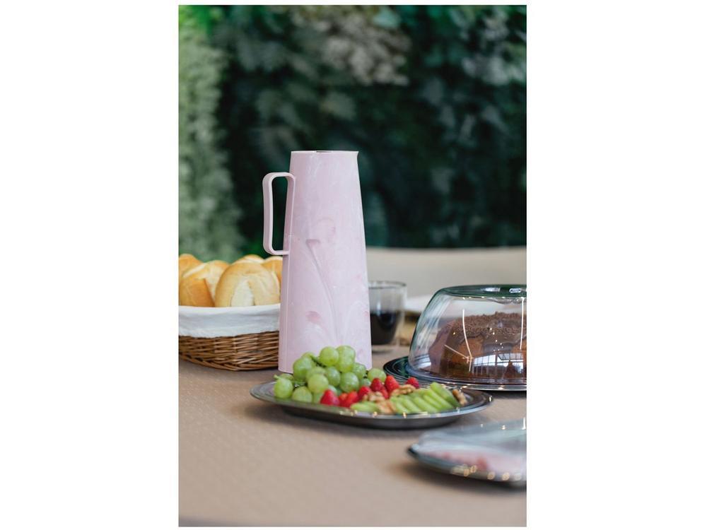 Bule de Chá e Café de Polipropileno Rosa 1L Tramontina Exata - 4