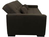 Sofá-cama 3 Lugares Casal Reclinável Veludo Matrix Lavínia - 6