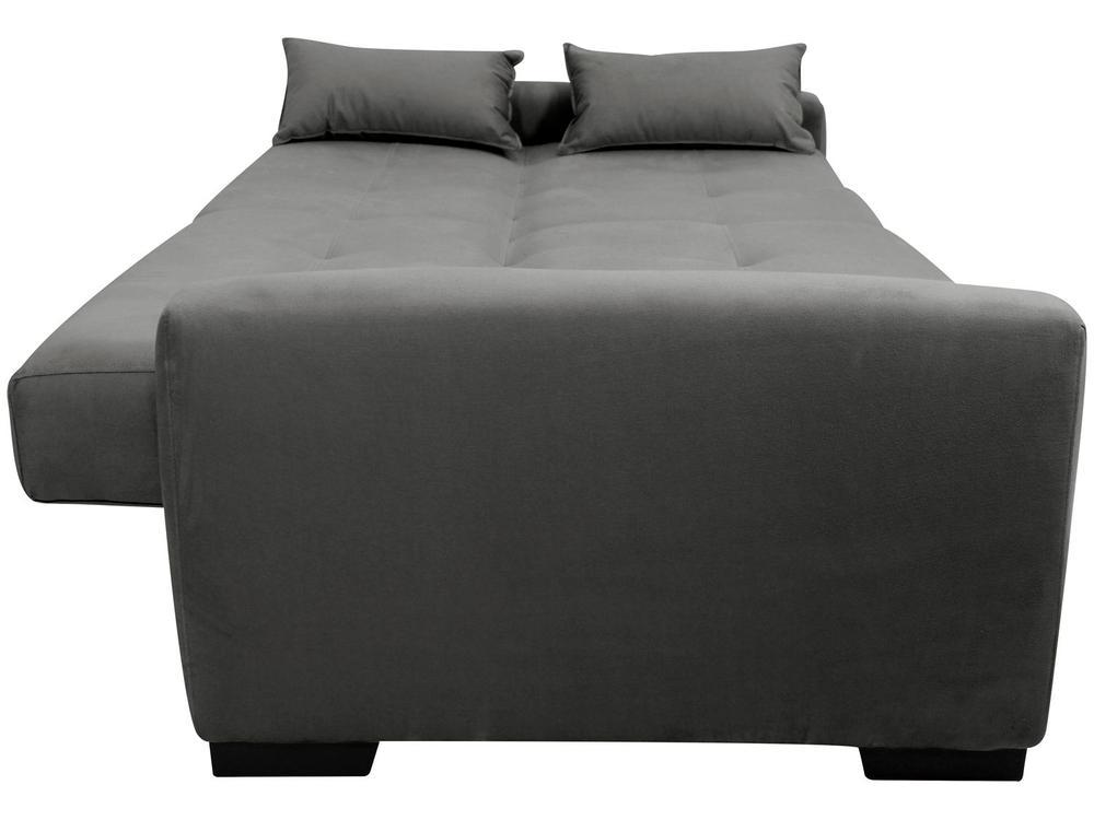 Sofá-cama 3 Lugares Casal Reclinável Veludo Matrix Lavínia - 7