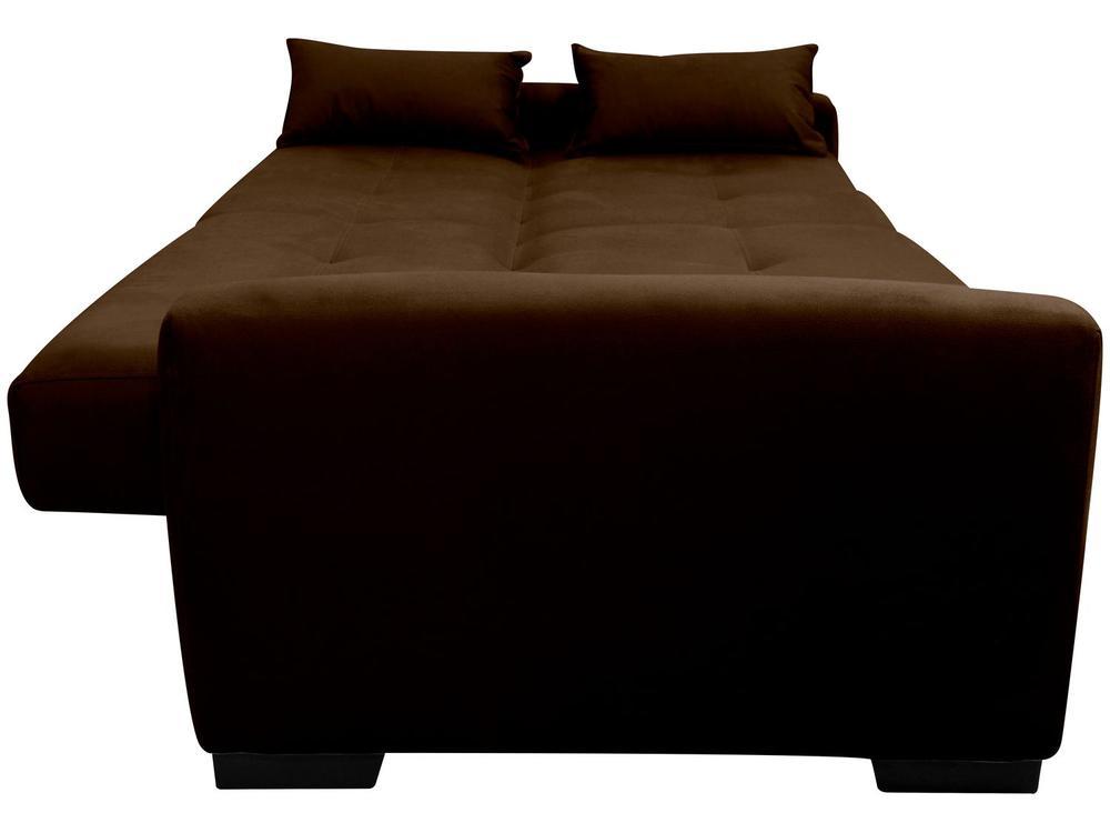 Sofá-cama 3 Lugares Casal Reclinável Veludo Matrix Lavínia - 6