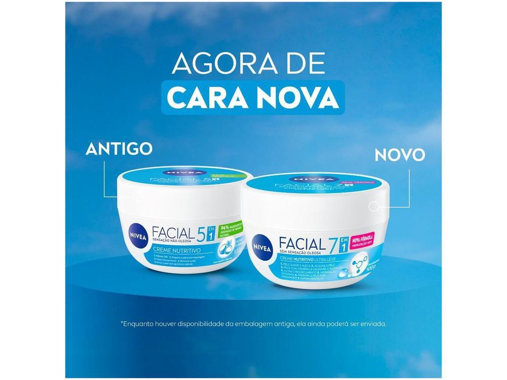 Creme Facial Nutritivo NIVEA Ultraleve 7 em 1 100g - 2