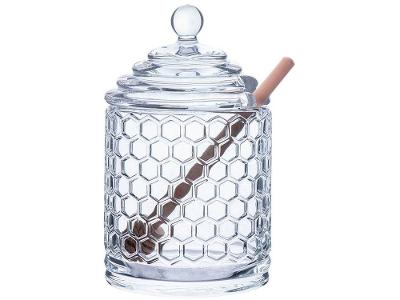 Meleira de Vidro Hauskraft Sweet com Colher 320ml