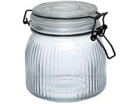 Pote de Vidro Hermético Hauskraft com Tampa Redondo 600ml Millo - 1