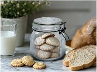 Pote de Vidro Hermético Hauskraft com Tampa Redondo 600ml Millo - 2