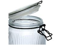 Pote de Vidro Hermético Hauskraft com Tampa Redondo 600ml Millo - 3