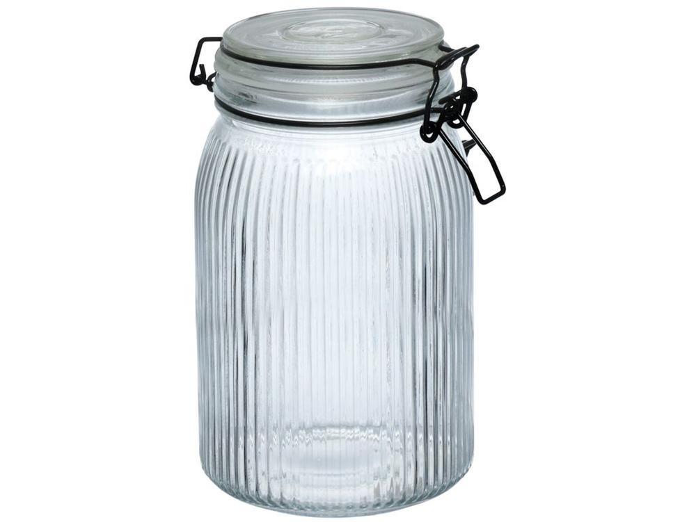 Pote de Vidro Hermético Hauskraft com Tampa Redondo 1,4L Millo - 1