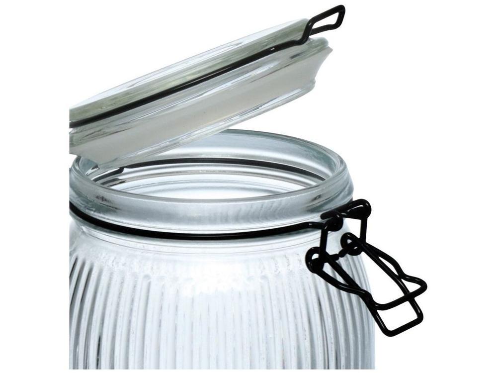 Pote de Vidro Hermético Hauskraft com Tampa Redondo 1,4L Millo - 3