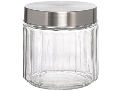 Pote de Vidro Hauskraft com Tampa Redondo 800ml Cabane