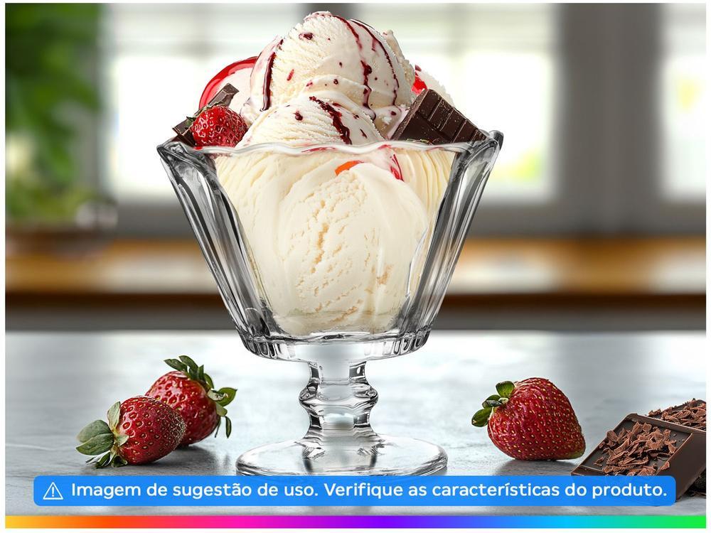 Jogo de Taças de Vidro para Sobremesa Transparente 150ml 6 Peças Haus Concept Lótus - 17