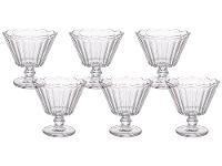 Jogo de Taças de Vidro para Sobremesa Transparente 150ml 6 Peças Haus Concept Lótus