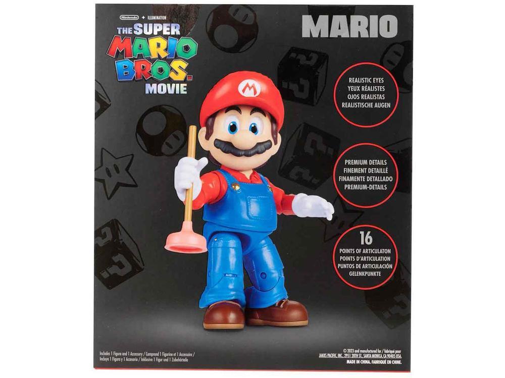 Boneco Super Mario 12cm com Acessório - 3
