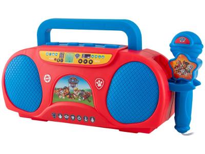 Patrulha Canina Boombox Karaokê Portátil