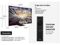 Smart TV 65" 8K MINI LED Neo QLED Samsung AI TV QN65QN800 VA 120Hz Wi-Fi Alexa 4 HDMI 3USB - 9