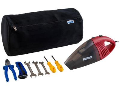 Kit Ferramentas Tramontina 8 Peças 43411904 com Aspirador Automotivo
