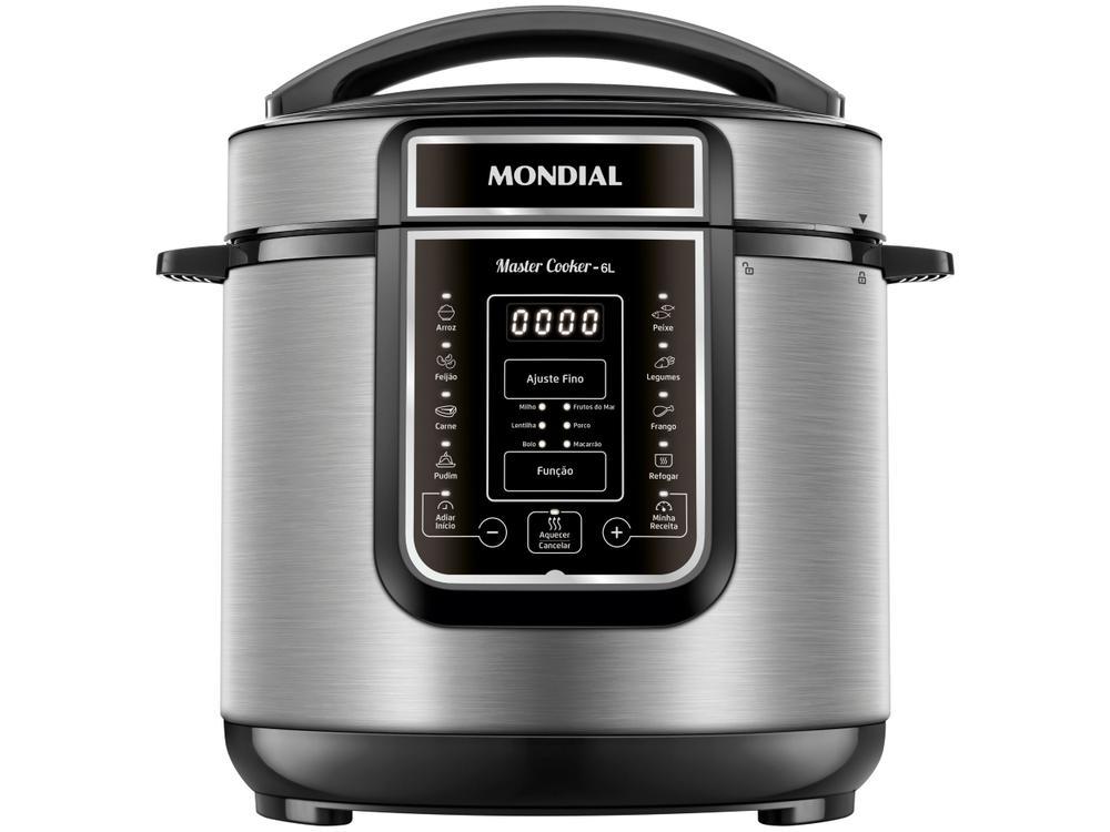 Panela de Pressão Elétrica 6L Mondial Digital Master Cooker PE-60-6L-I - 1