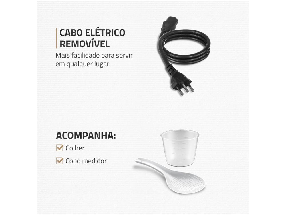 Panela de Pressão Elétrica 6L Mondial Digital Master Cooker PE-60-6L-I - 8