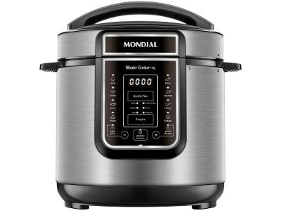 Panela de Pressão Elétrica 6L Mondial Digital Master Cooker PE-60-6L-I