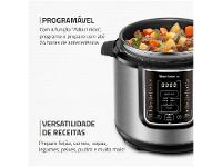 Panela de Pressão Elétrica 6L Mondial Digital Master Cooker PE-60-6L-I - 3