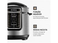Panela de Pressão Elétrica 6L Mondial Digital Master Cooker PE-60-6L-I - 6