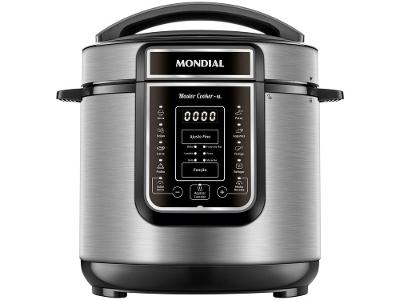 Panela de Pressão Elétrica 6L Mondial Digital Master Cooker PE-60-6L-I
