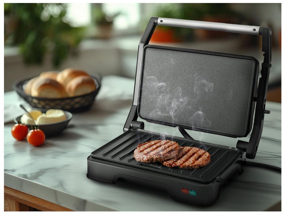 Grill Mondial PG-01-180 Master Press Duo 3 em 1 Retangular com Chapa 1000W - 3