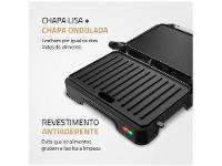 Grill Mondial PG-01-180 Master Press Duo 3 em 1 Retangular com Chapa 1000W - 7