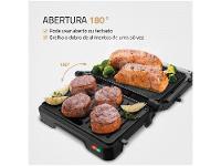 Grill Mondial PG-01-180 Master Press Duo 3 em 1 Retangular com Chapa 1000W - 12