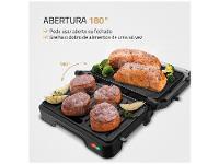 Grill Mondial PG-01-180 Master Press Duo 3 em 1 Retangular com Chapa 1000W