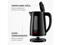 Chaleira Elétrica Mondial Pratic Hot CE-17 Preta 1,7L - 6