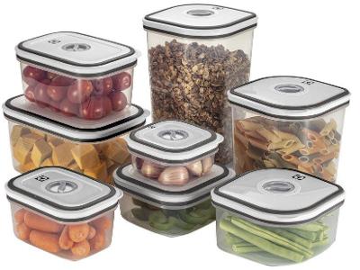 Jogo de Potes de Plástico Electrolux com Tampa