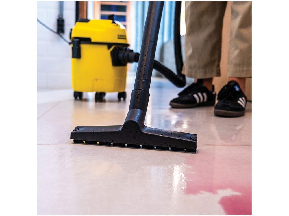 Aspirador de Pó e Água 3 em 1 Kärcher 1500W WDL 1 Amarelo - 10