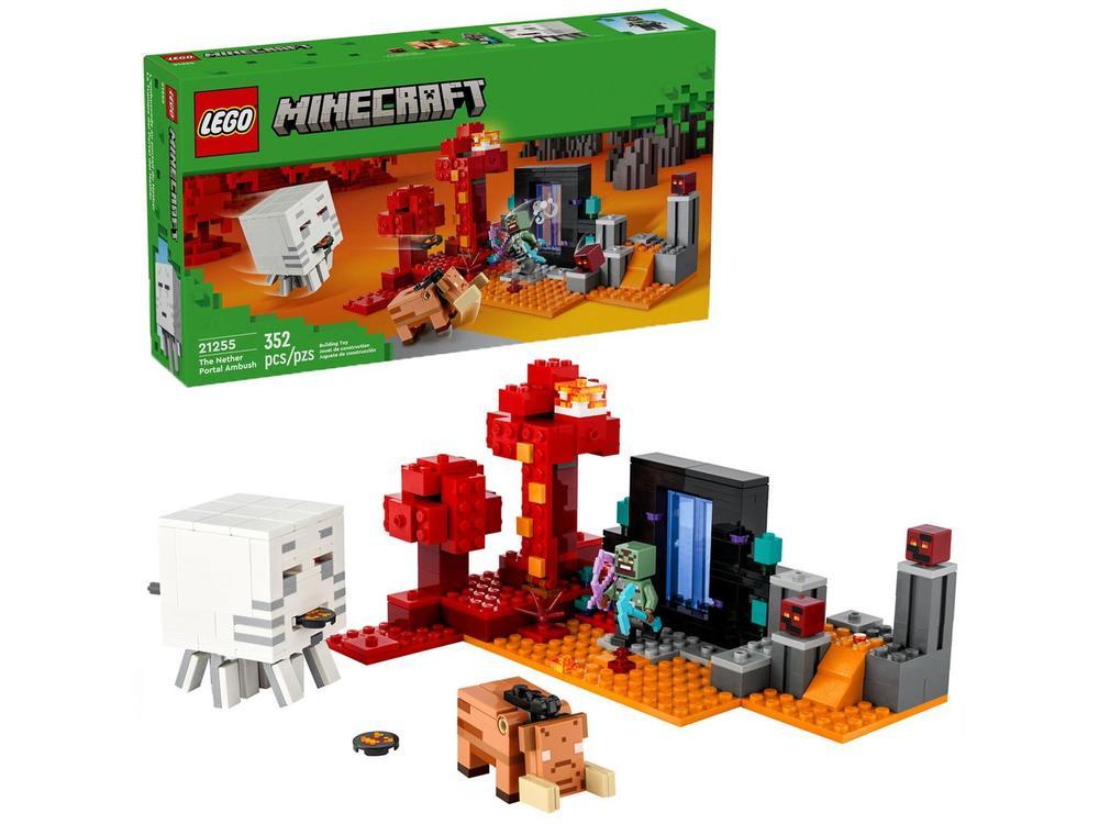 LEGO Minecraft A Emboscada no Portal do Nether - 1