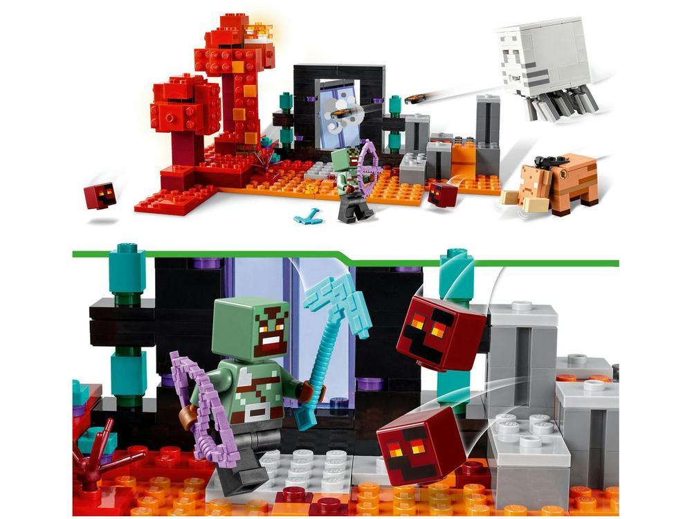 LEGO Minecraft A Emboscada no Portal do Nether - 8