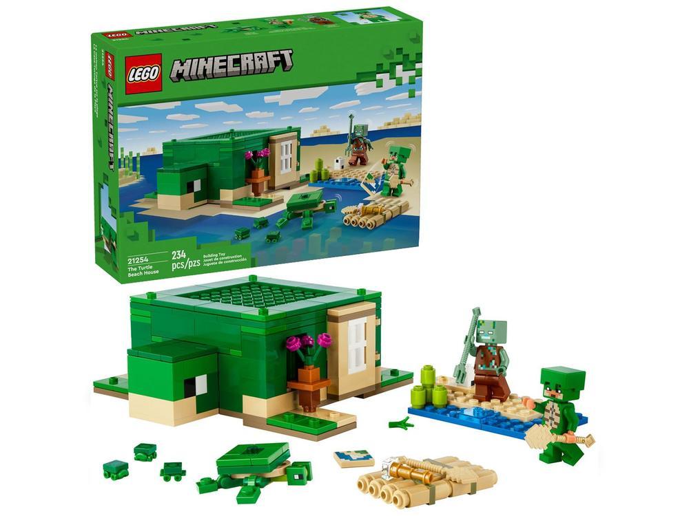 LEGO Minecraft A Casa Tartaruga de Praia - 1