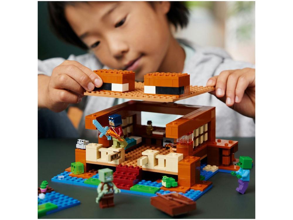 LEGO Minecraft A Casa Sapo 21256 400 Peças - 9