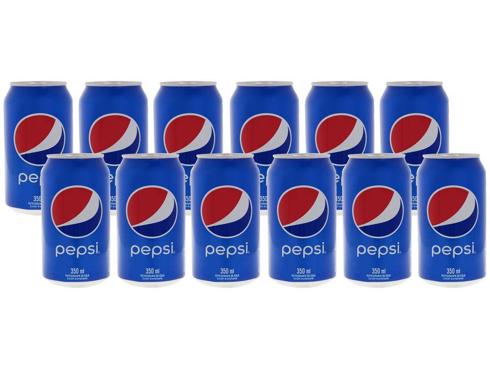 Refrigerante Pepsi Lata 350ml Pack 12 Unidades - 8