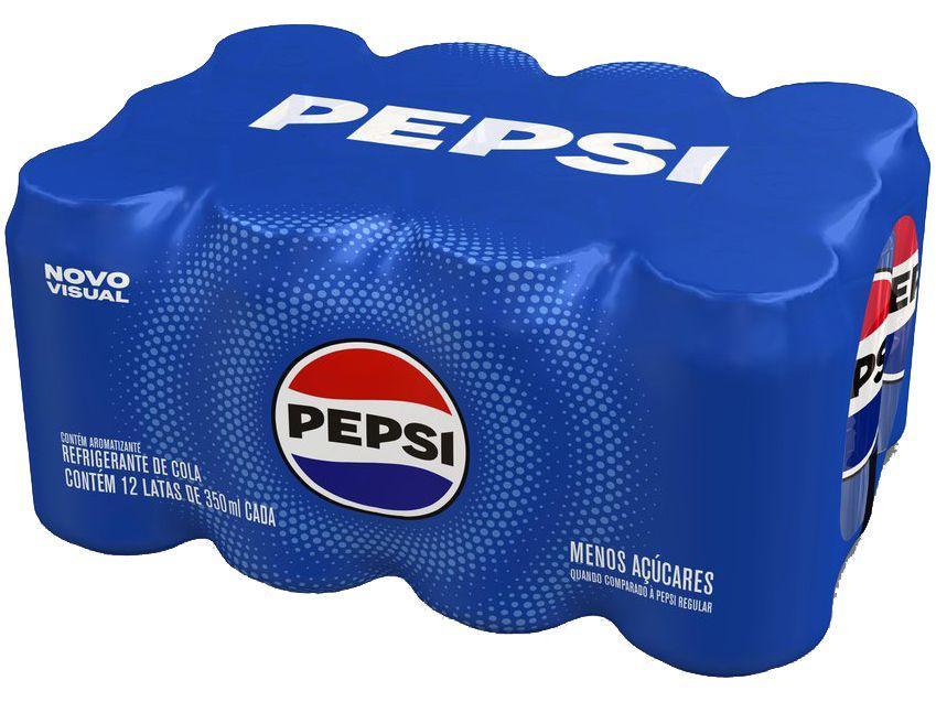 Refrigerante Pepsi Lata 350ml Pack 12 Unidades - 1