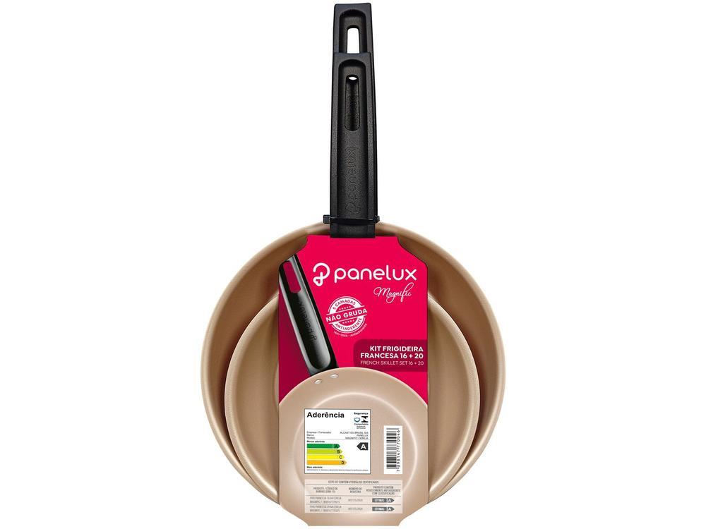 Conjunto de Frigideiras Antiaderente Panelux de Alumínio Magnific Cereja 2 Peças - 6