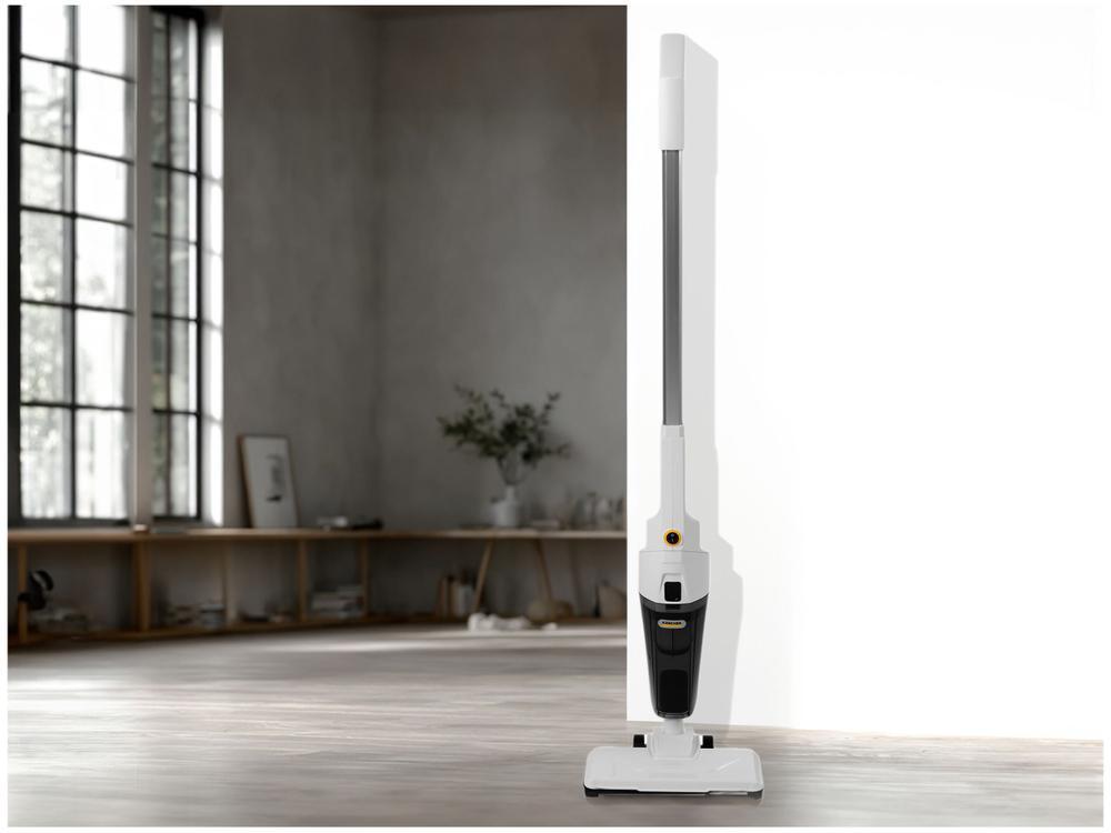 Aspirador de Pó Vertical Karcher Stick 2 em 1 com Filtro HEPA 1000W Branco - 2