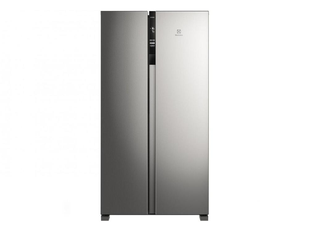 Geladeira/Refrigerador Electrolux Frost Free Side by Side Inox Look 435L Efficient IS4S - 1
