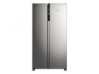 Geladeira/Refrigerador Electrolux Frost Free Side by Side Inox Look 435L Efficient IS4S - 1