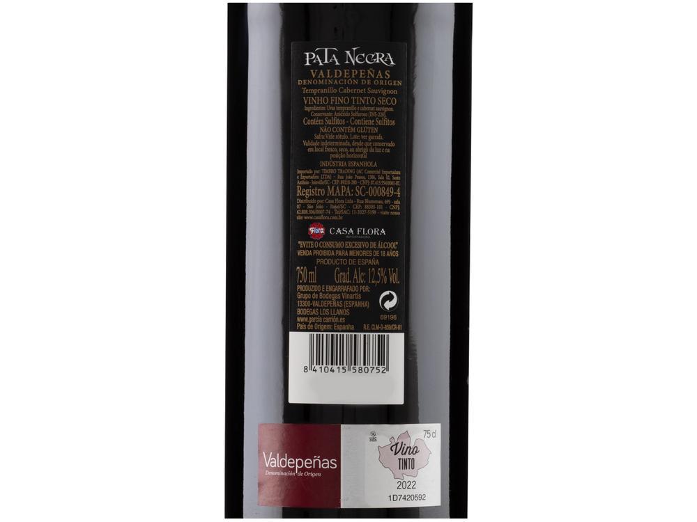 Vinho Tinto Seco Pata Negra Espanha 750ml - 4