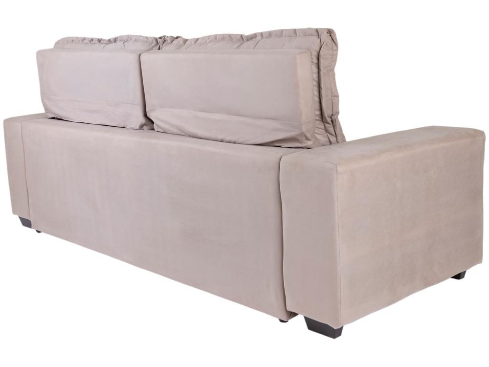 Sofá 4 Lugares Retrátil Reclinável Veludo Texas Besthouse - 9