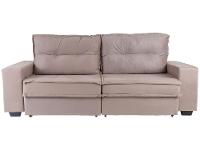 Sofá 4 Lugares Retrátil Reclinável Veludo Texas Besthouse