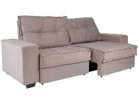 Sofá 4 Lugares Retrátil Reclinável Veludo Texas Besthouse - 7