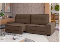 Sofá 4 Lugares Retrátil Reclinável Veludo Texas Besthouse - 13