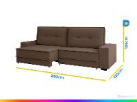 Sofá 4 Lugares Retrátil Reclinável Veludo Texas Besthouse - 10